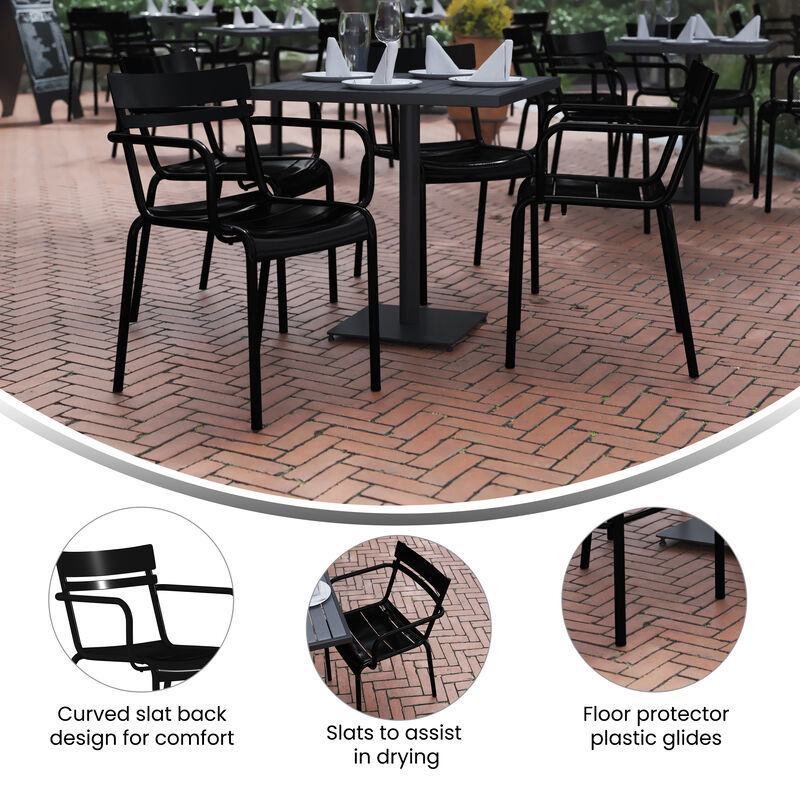 Metal Colorful Restaurant Chairs