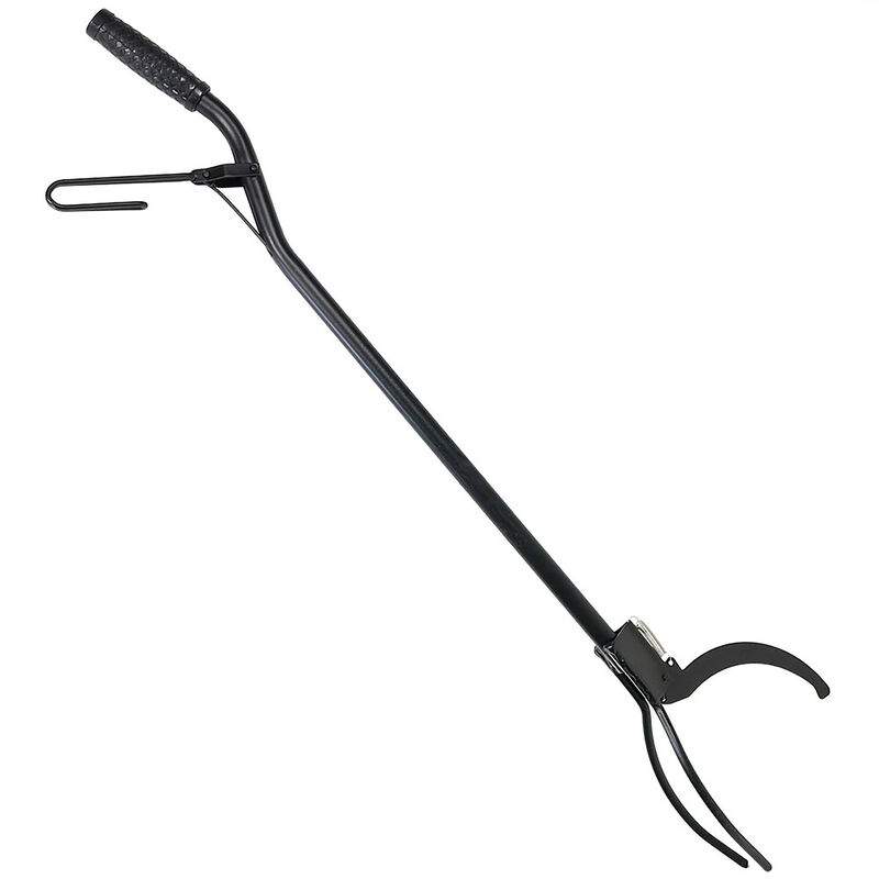 Sunnydaze 36 in Steel Spring-Loaded Firewood Log Grabber Claw