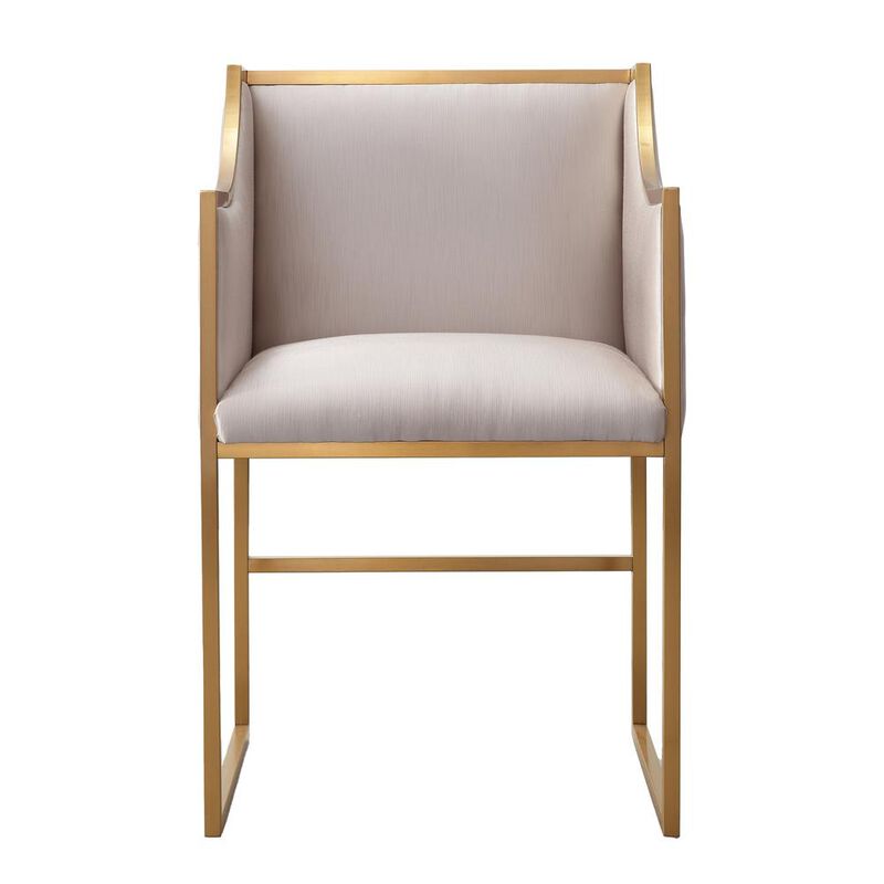 Belen Kox Versatile Cream Velvet Gold Chair, Belen Kox