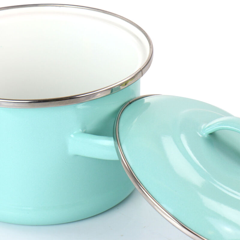 Martha Stewart Enamel on Steel Mini Dutch Oven