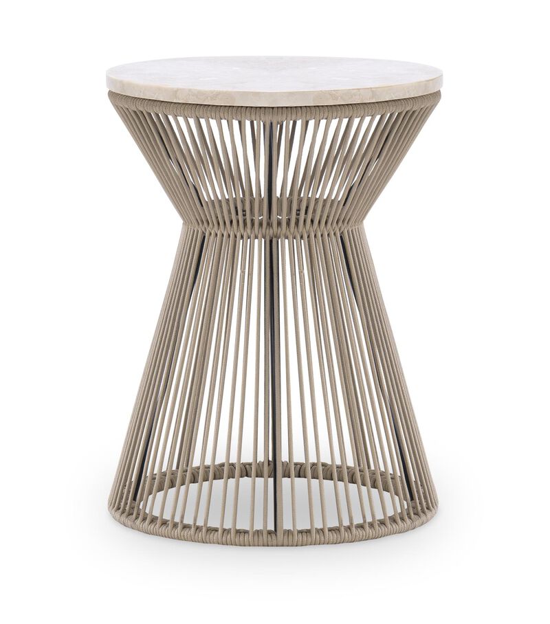 Biscayne Round Rope End Table