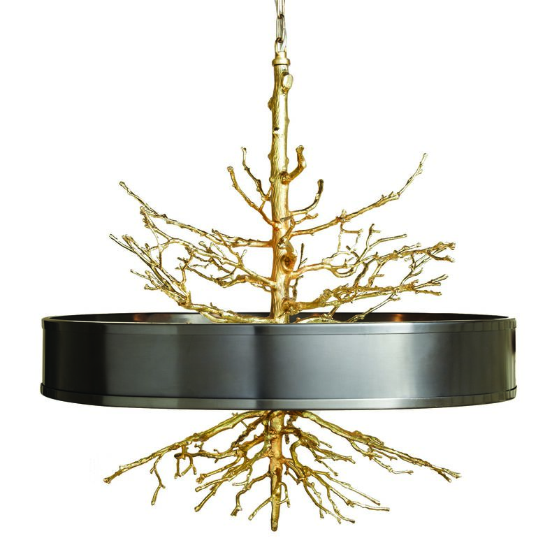 Twig Brass Pendant