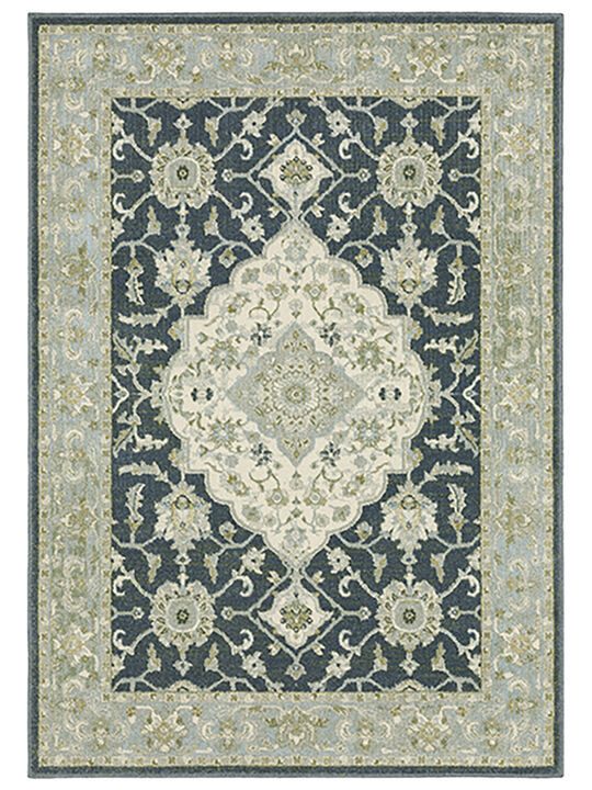 Branson 7'10" x 10' Blue Rug