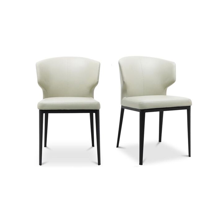 Moe's Home Collection Delaney Dining Chair Beige-Set Of Two