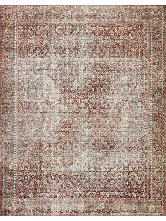 Layla LAY11 Cinnamon/Sage 3'6" x 5'6" Rug by Loloi II