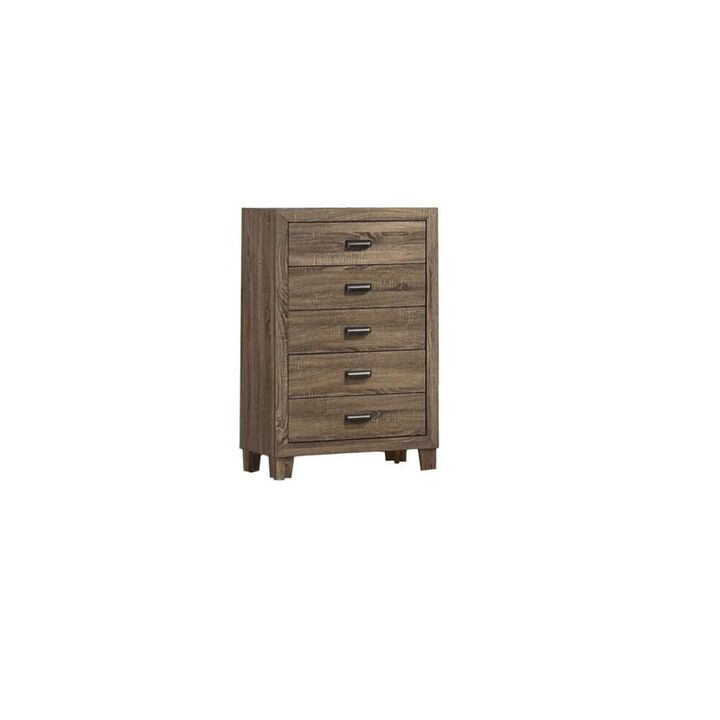 Best Quality Furniture Donna Bedroom Chest in Dark Walnut