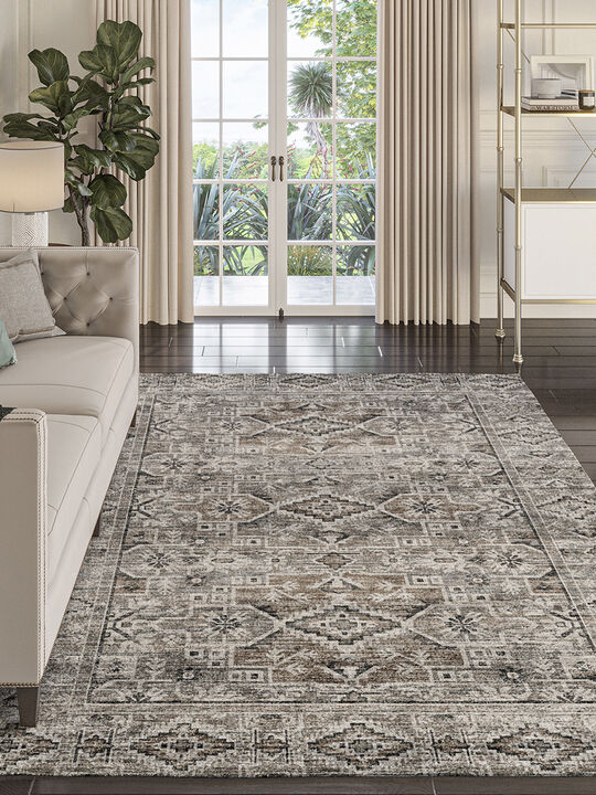 Tuscany TU10 Gray 3' x 5' Rug