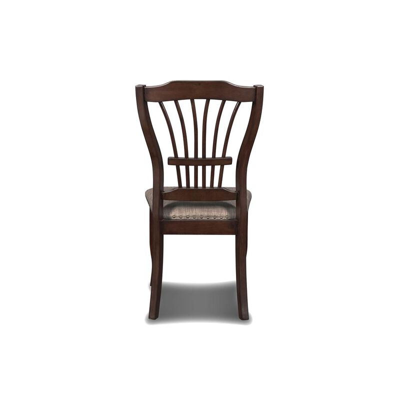 New Classic Furniture Furniture Bixby Solid Wood Dining Chairs in Espresso (Set of 2)