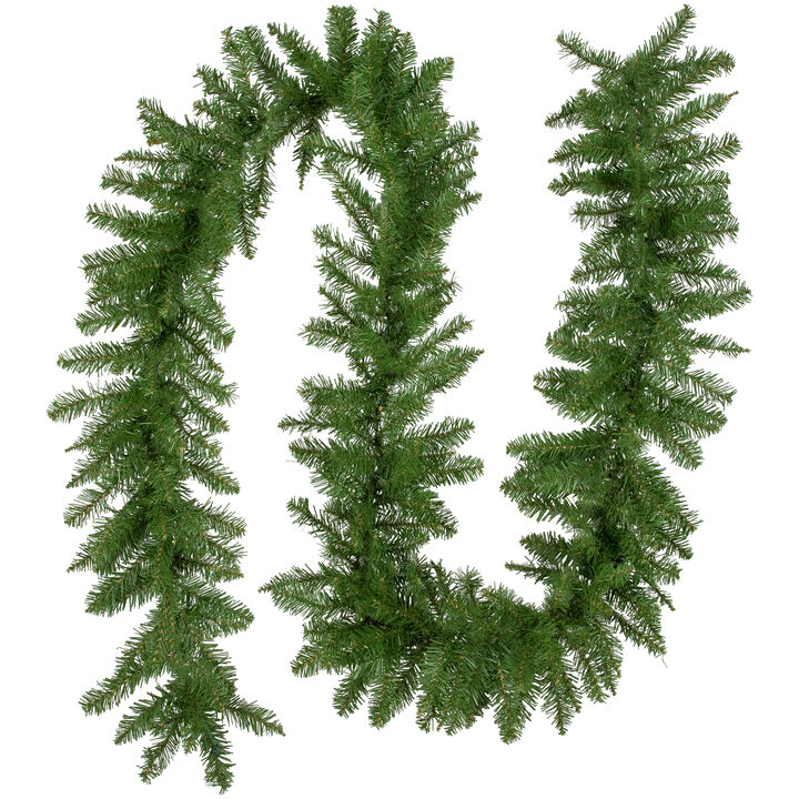 9' x 10" Rockwood Pine Artificial Christmas Garland  Unlit