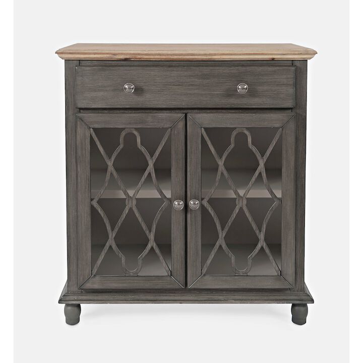 Jofran Aurora Hills Country Wire-Brushed 2 Door Accent Chest