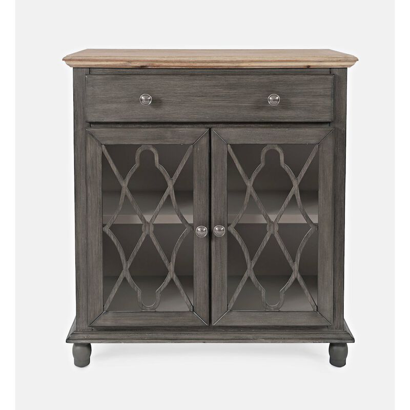 Jofran Aurora Hills Country Wire-Brushed 2 Door Accent Chest