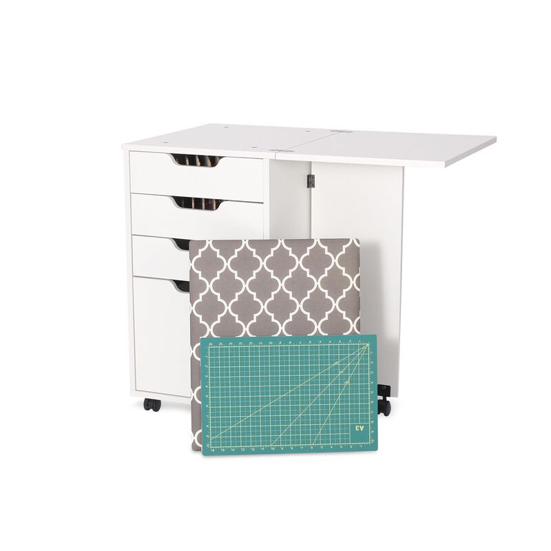 Kiwi Storage Cabinet Ash White