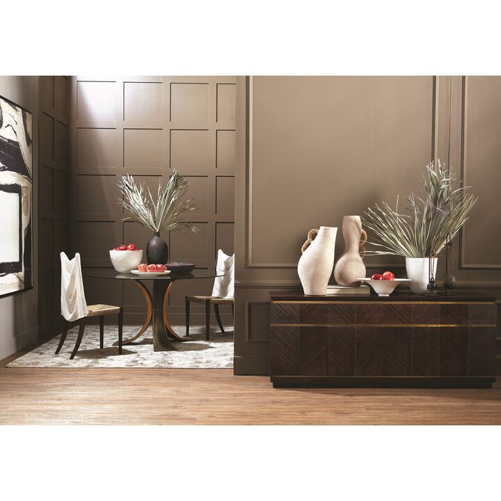 Lotus Dining Table (60" Glass)