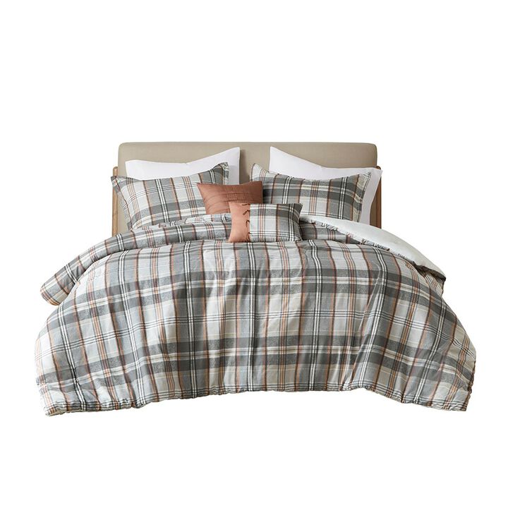 Gracie Mills Simone Plaid Comforter Set - Full/Queen