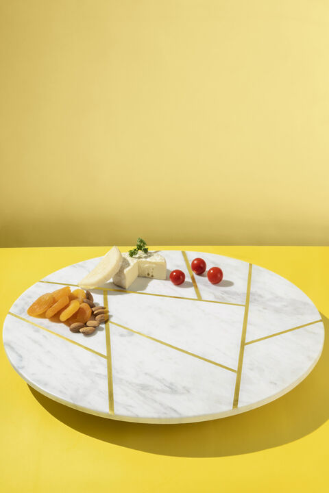 Infinia Marble Lazy Susan 16"