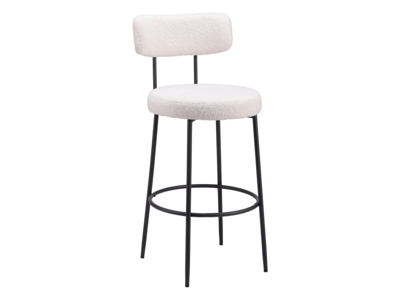 Blanca Barstool (Set of 2) Ivory