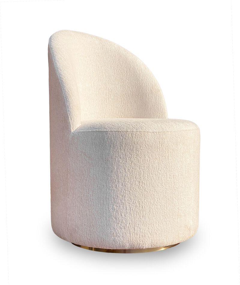 Zinnia Fully Upholstered Swivel Chair