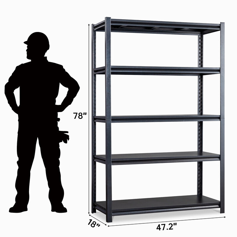 Adjustable Garage Shelves Heavy-Duty Storage Rack for Tools, Equipment & Home Organization