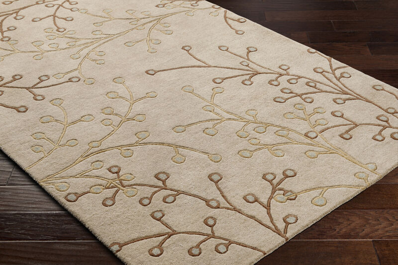 Athena ATH-5053 7'6' x 9'6' Brown Rug