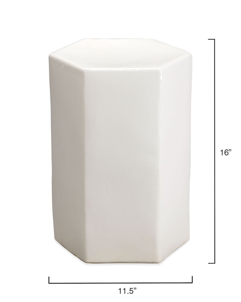Porto Small White Side Table