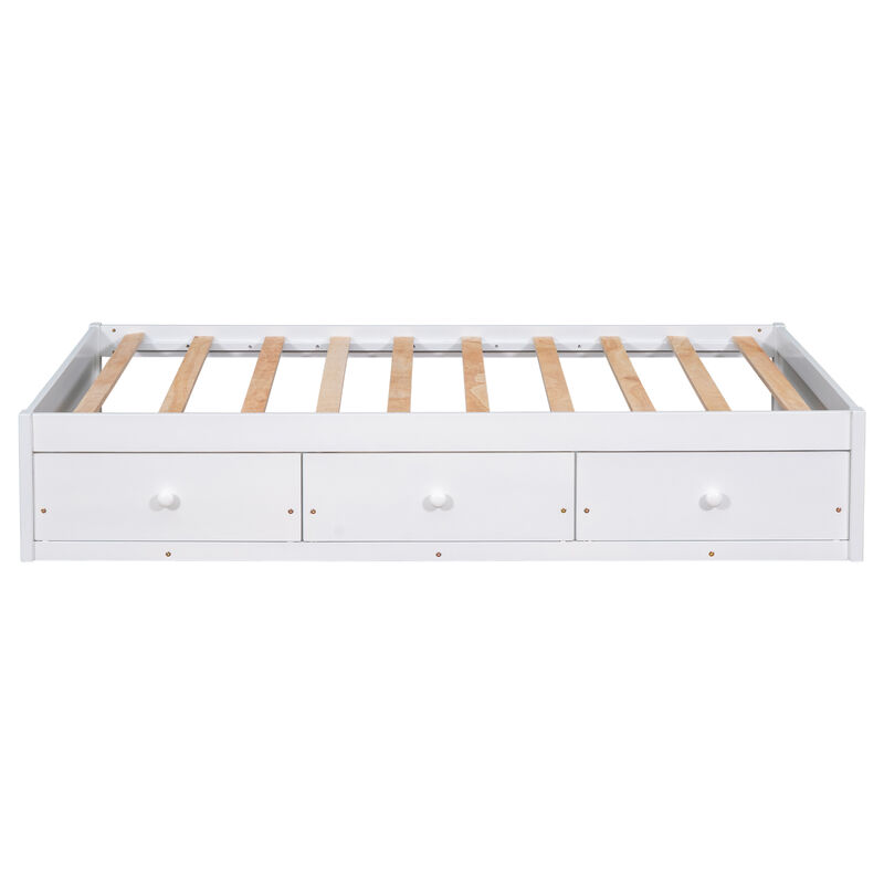 Merax Platform Bed with 3 Storage Drawers