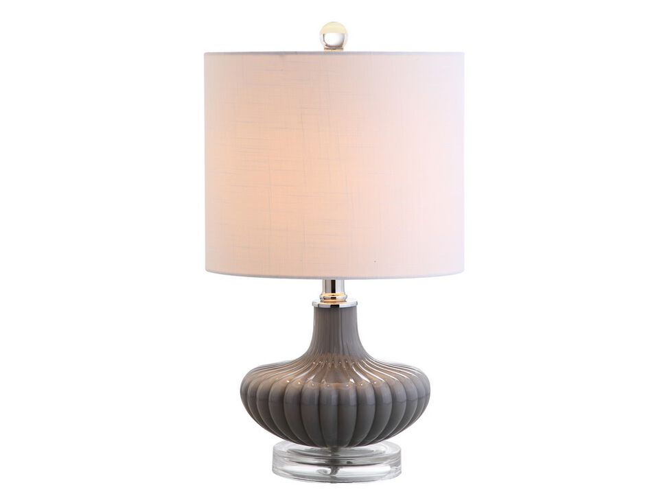 Kamille Glass and Lucite LED Table Lamp