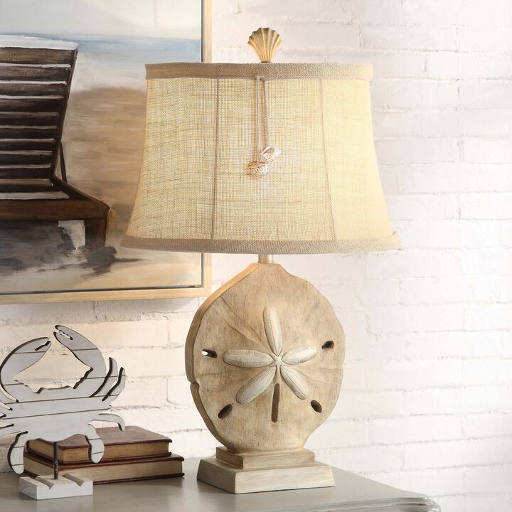 Large Sand Dollar Table Lamp (Set of 2)