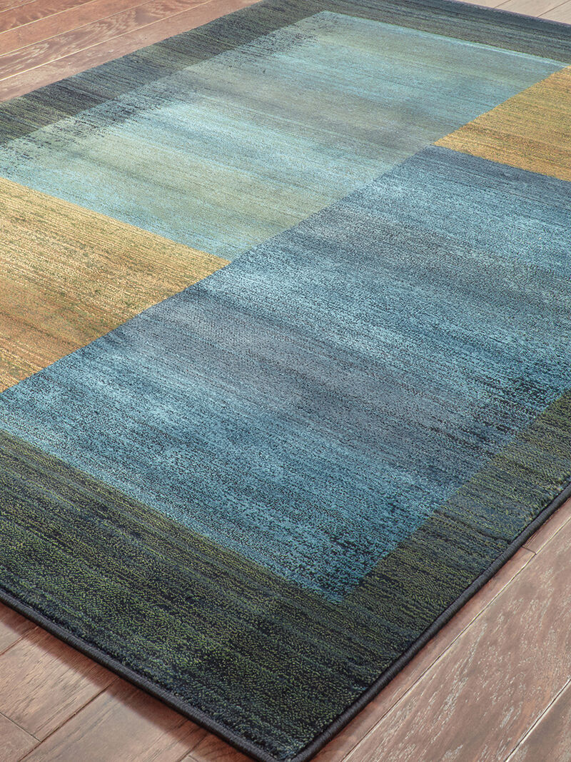 Kharma II 2' x 3' Blue Rug