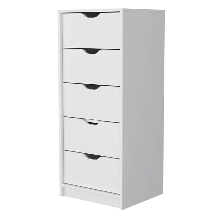 Dillon Narrow 5 Drawer Dresser