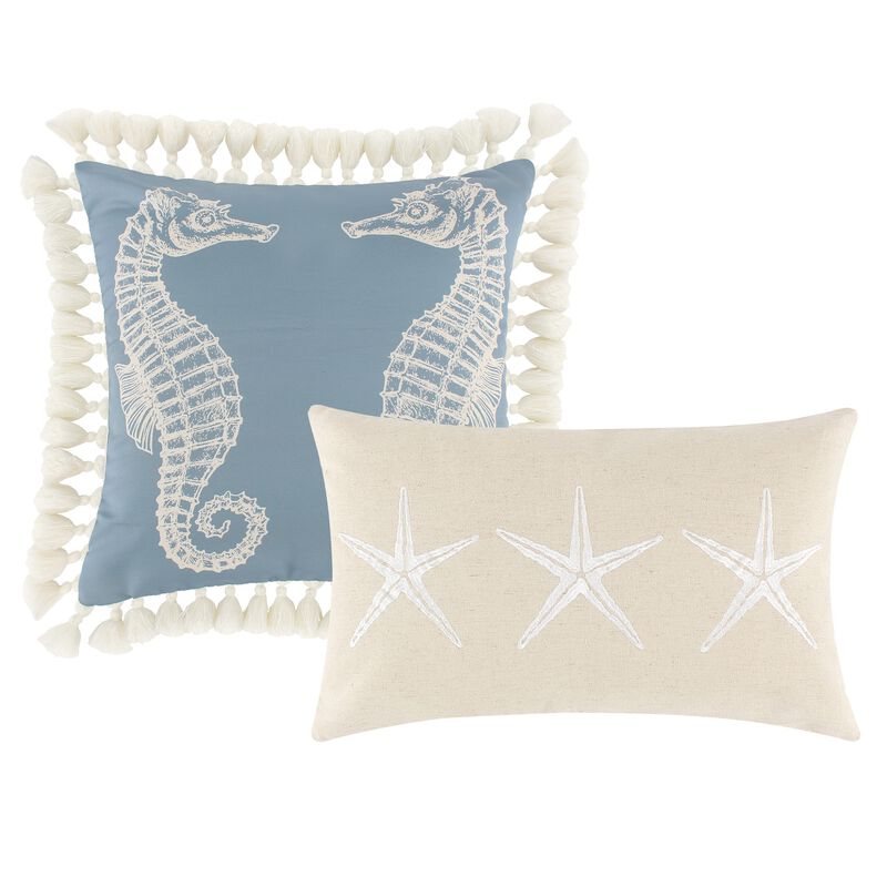 Barefoot Bungalow Atlantis Jade Quilt and Pillow Sham Set - 5-Piece - 90x90"
