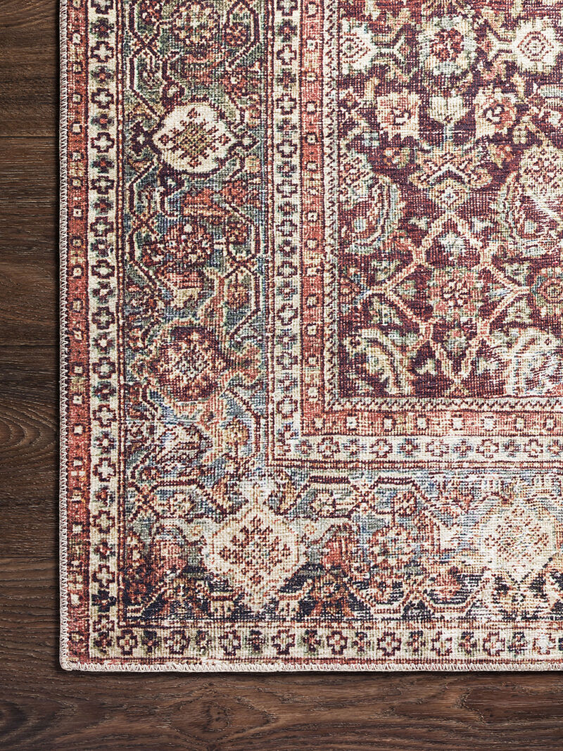 Layla LAY11 Cinnamon/Sage 9' x 12' Rug by Loloi II