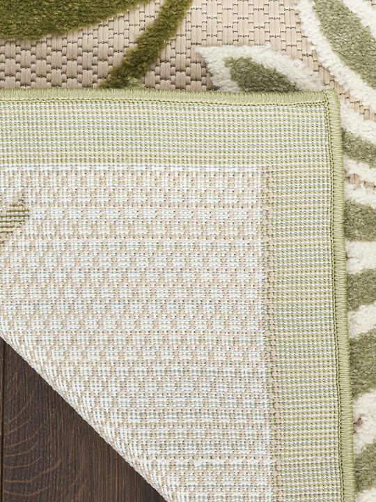 Aloha ALH33 Ivory/Green 6' x 9' Rug