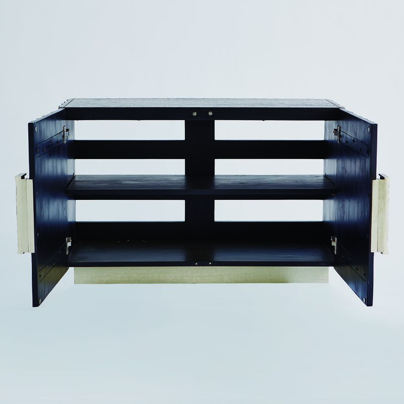 Pleated Two-Door Cabinet