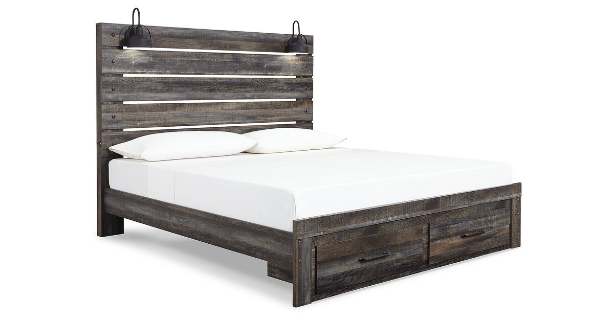 Drystan King Panel Bed