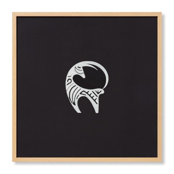 Kondoo Black Ivory Wall Art