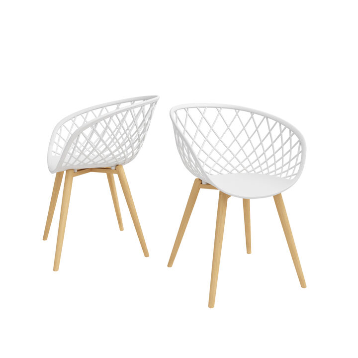 KURV® OUTDOOR & INDOOR ARM CHAIR (Set of 2)