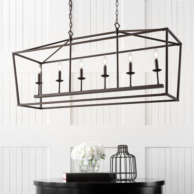 PagodaBulb Lantern Metal LED Pendant