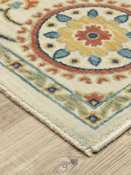 Francesca 2' x 3' Ivory Rug