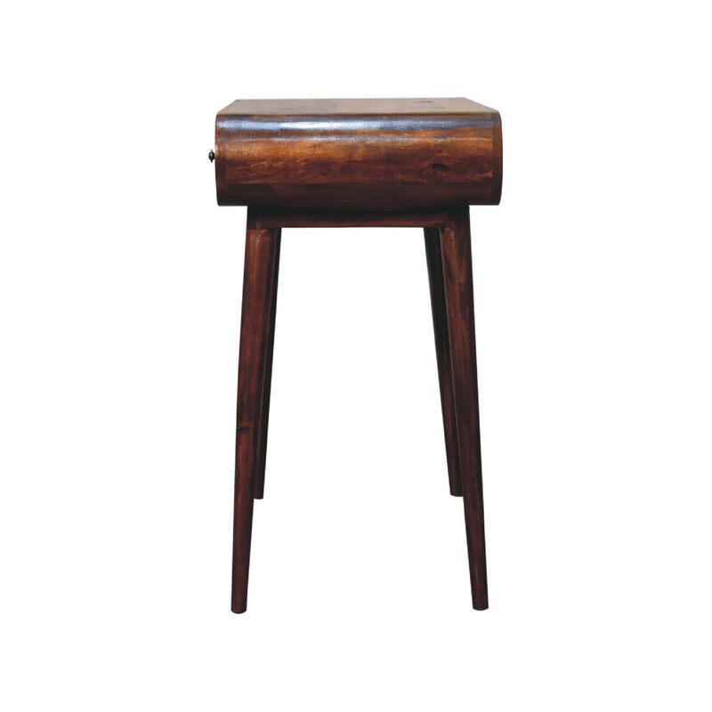 Artisan Furniture Chestnut London Open  1 Drawer Solid Wood Console