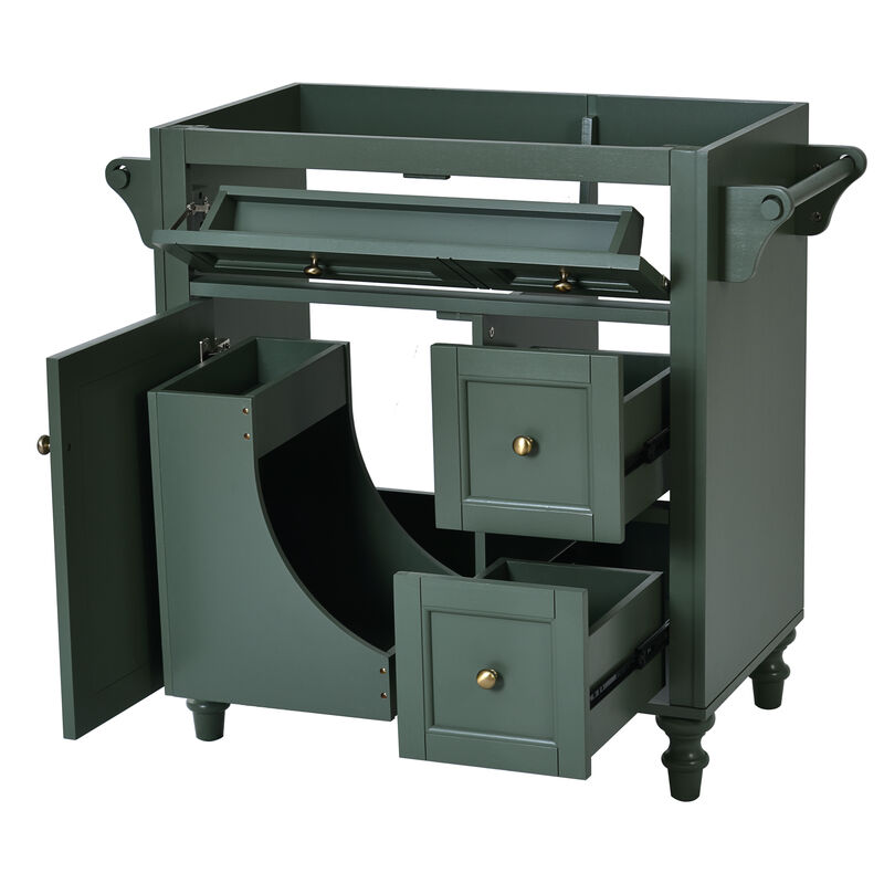 Merax Modern Bathroom Vanity Base with 2 Drawers