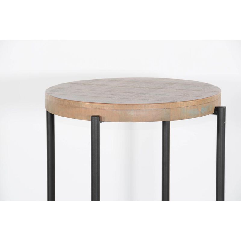 Sunny Designs Round  22 Distressed Chair Side Table