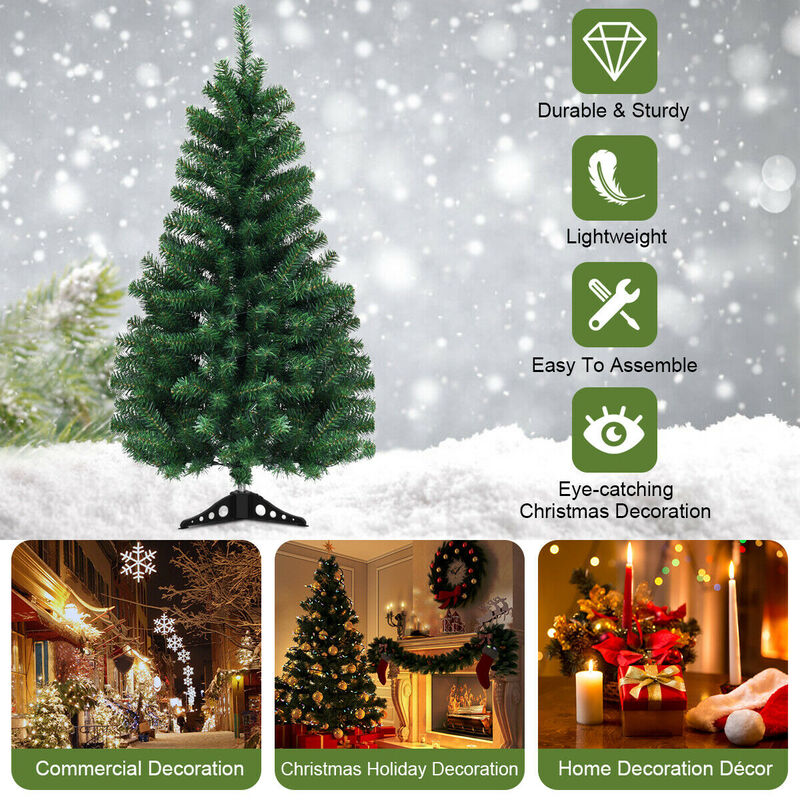 Tabletop Artificial Christmas Tree with LED Lights