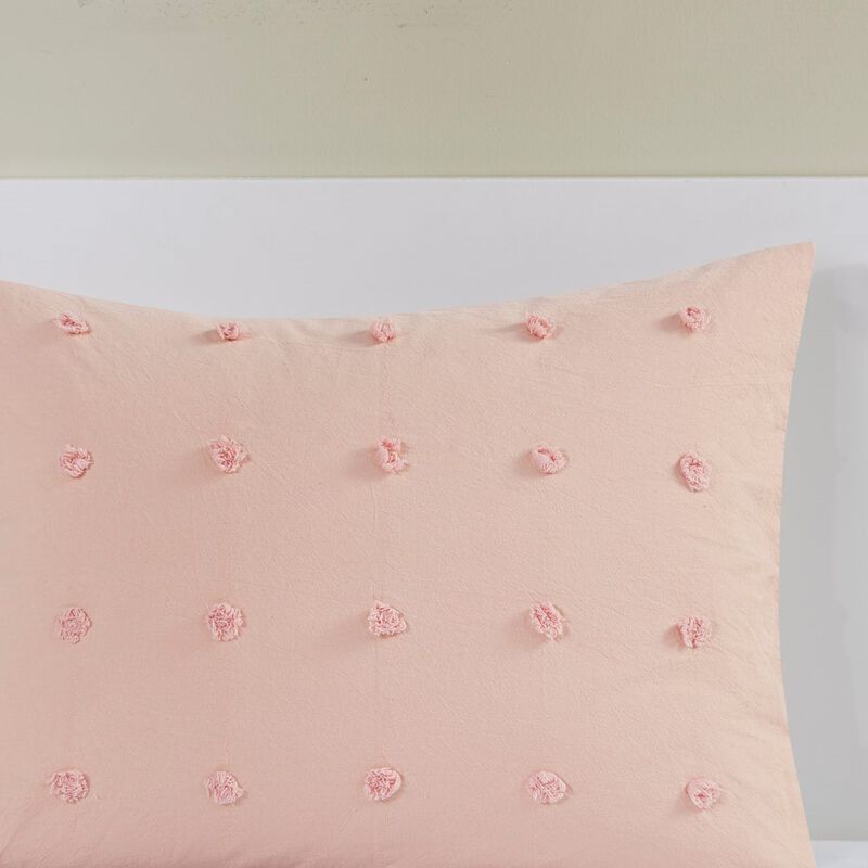 Gracie Mills Grady Elegance Defined Cotton Jacquard Comforter Set with Euro Shams and Throw Pillows