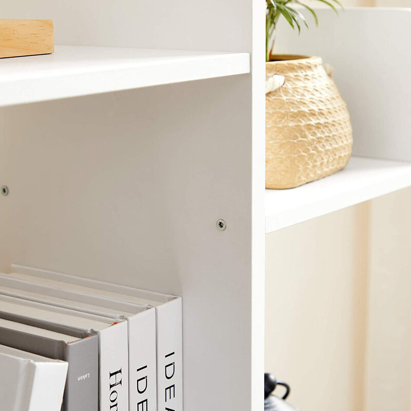 Elegant Tree-Shaped Bookshelf with 8 Shelves: Stylish Storage with Rounded Corners