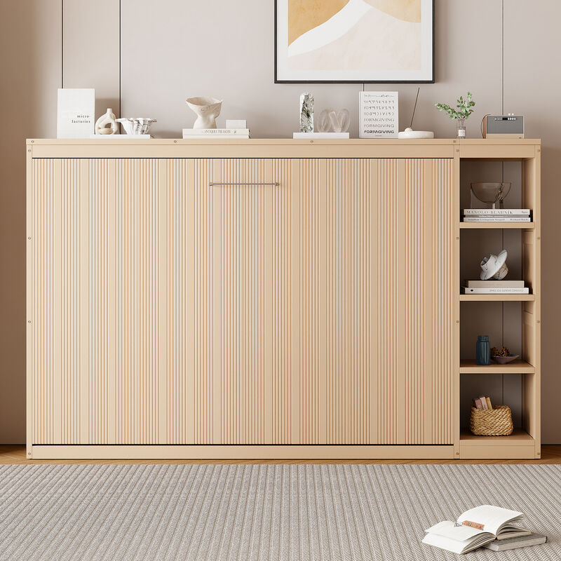 Merax Murphy Bed with Bookshelf