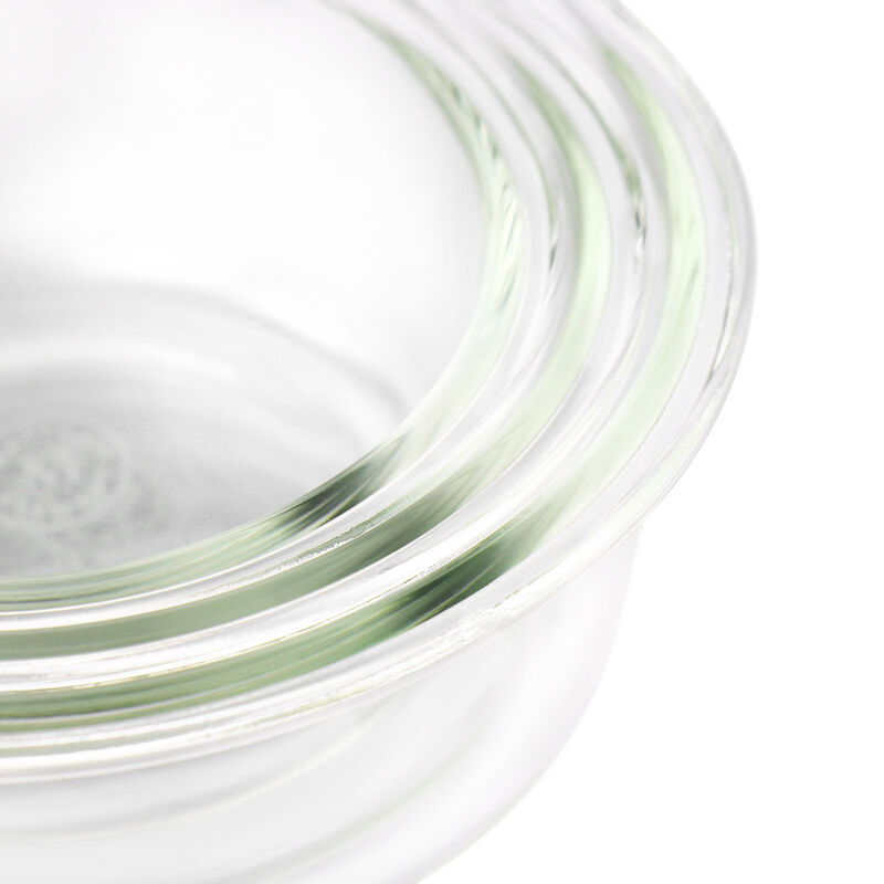 Martha Stewart 6 Piece Assorted Glass Storage Container and Lid Set  in Mint
