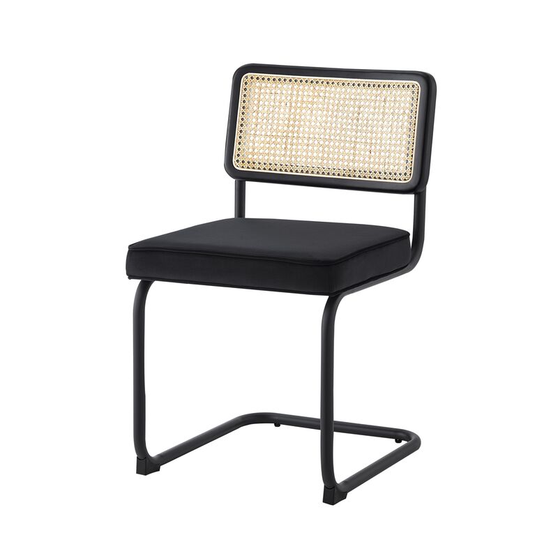 Loft Lyfe Ayman Velvet Dining Chair Seat (Set of 2)