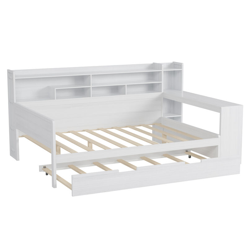 Merax Daybed with Storage Shelves