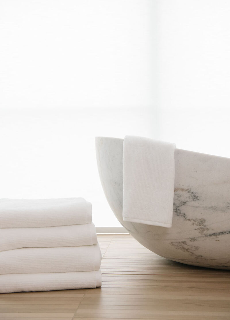 Ribbed Terry Hand Towels
