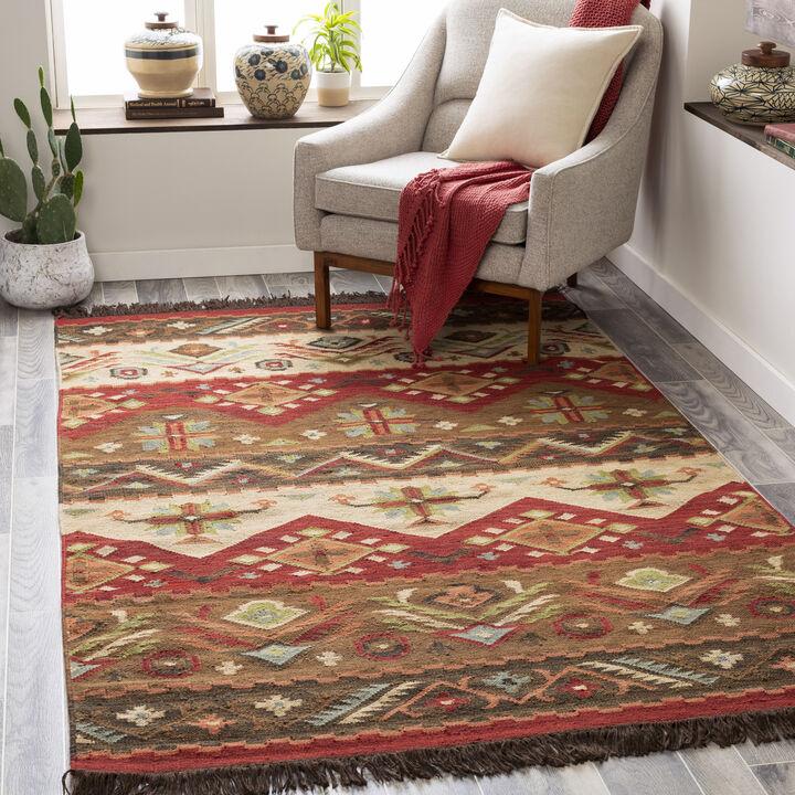 Jewel Tone JT-8 2' x 3' Brown Rug